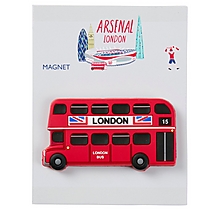 Arsenal London Bus Magnet