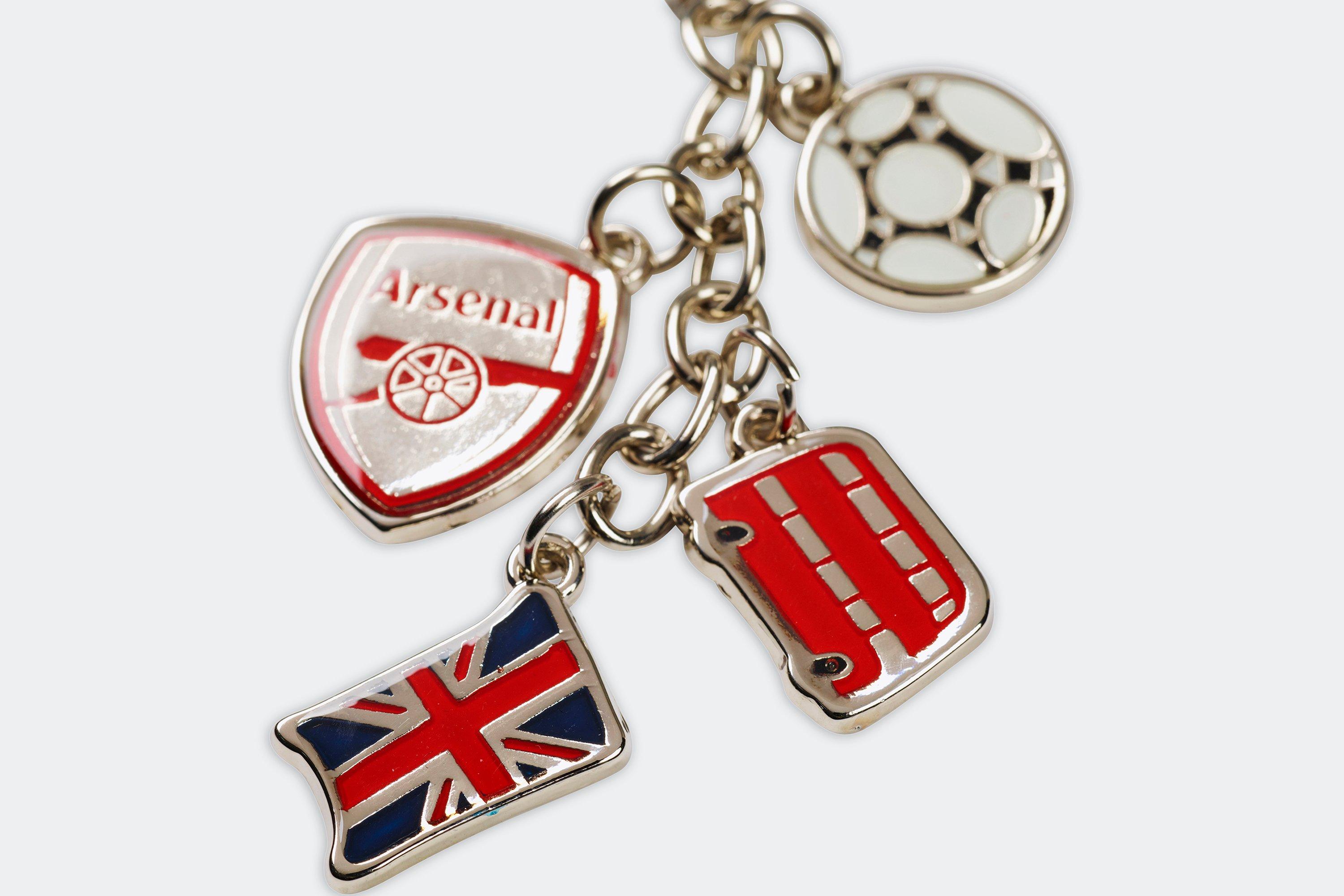 Arsenal London Charm Keyring Official Online Store