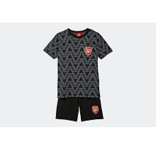 Arsenal Kids Black Bruised Banana Shorts Pyjama