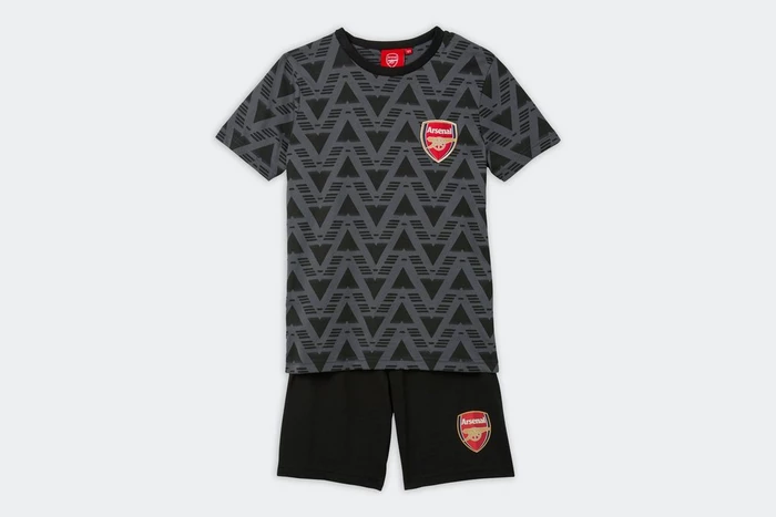 Arsenal Kids Black Bruised Banana Shorts Pyjama