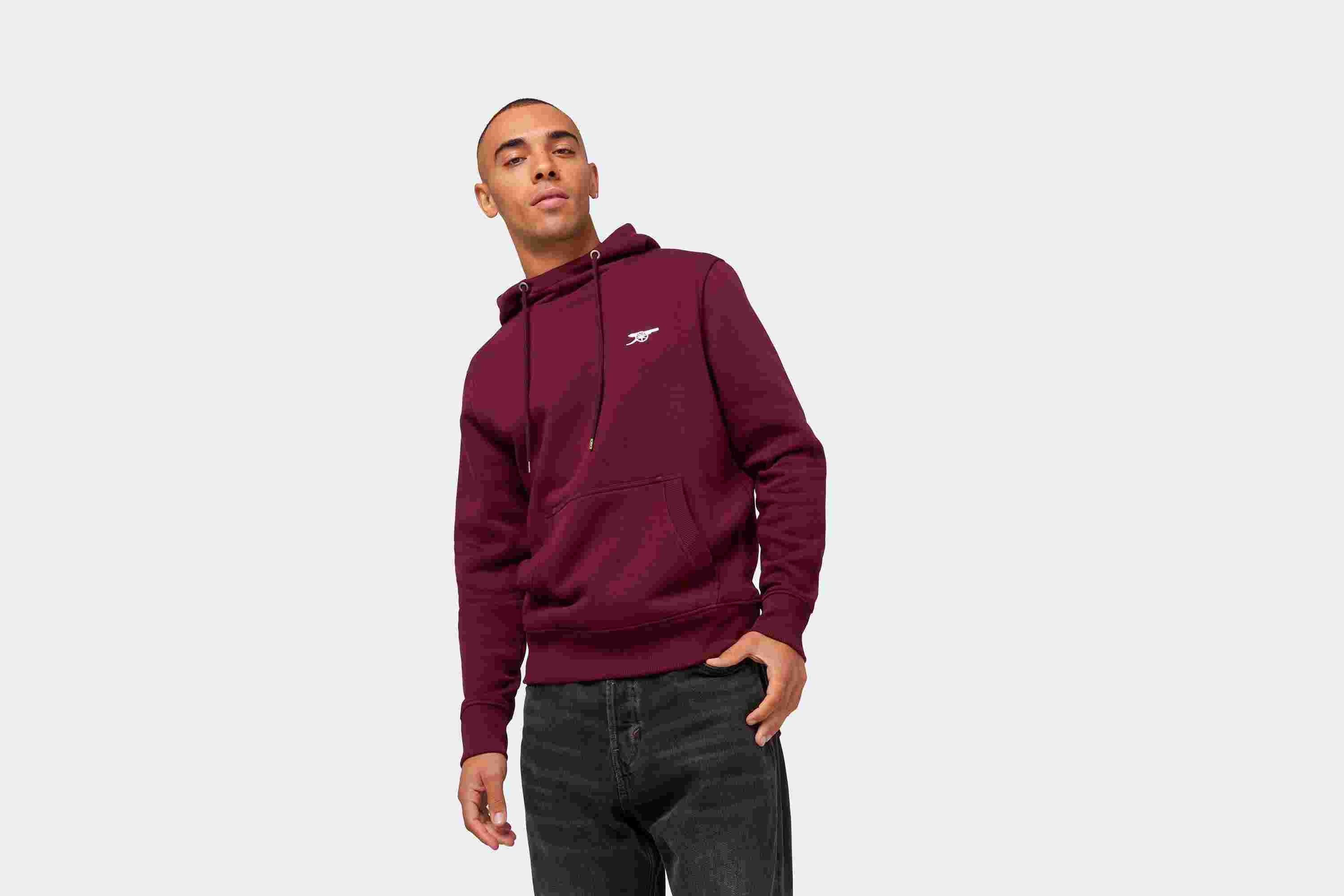 Arsenal Essentials Redcurrant Hoodie