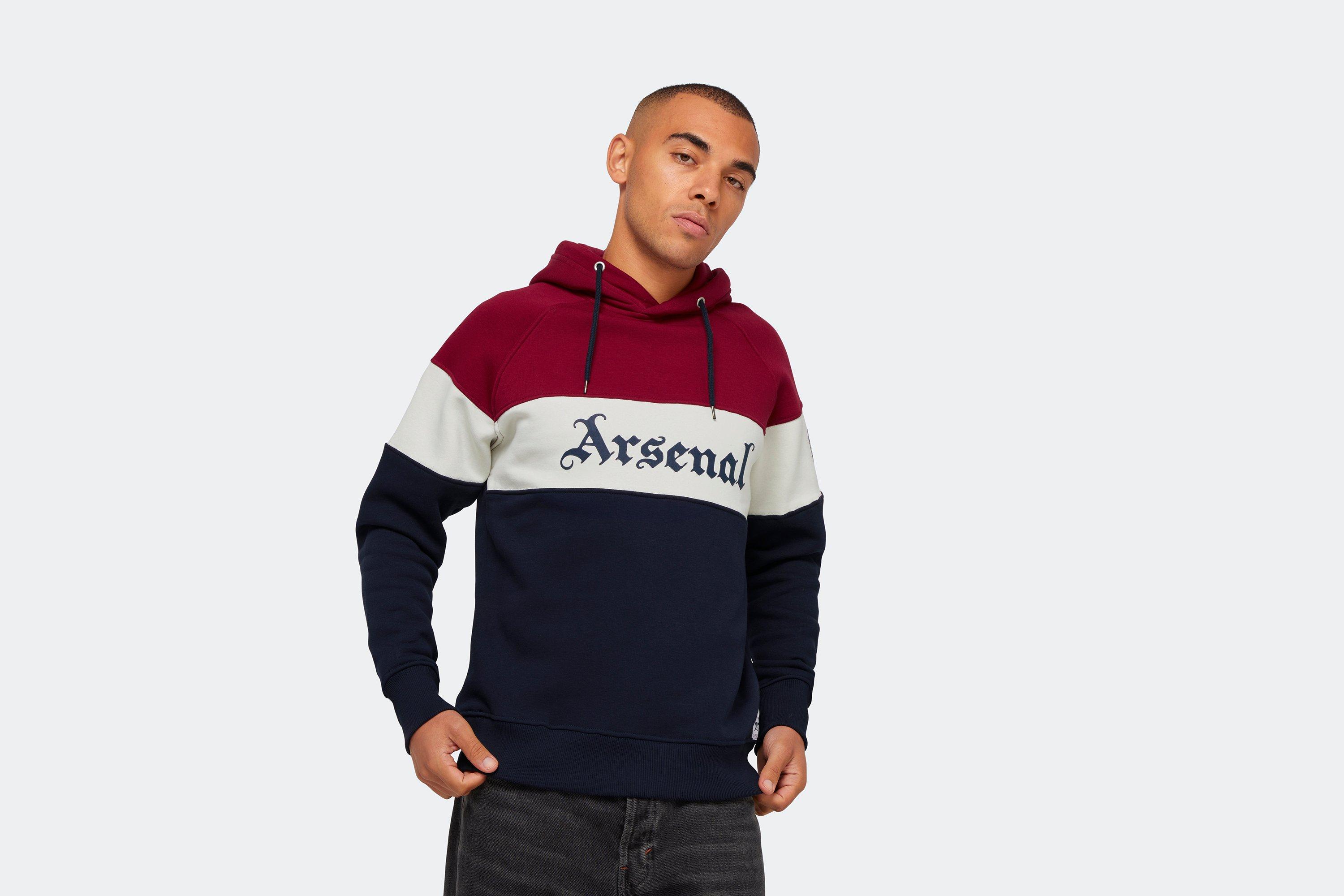 Arsenal Since 1886 Colour Block Hoodie