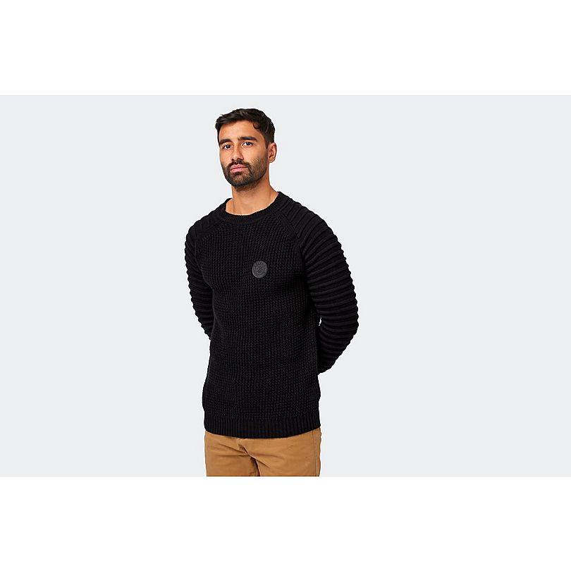 Arsenal Since 1886 Black Rib Sleeve Cotton Jumper | Official Online Store
