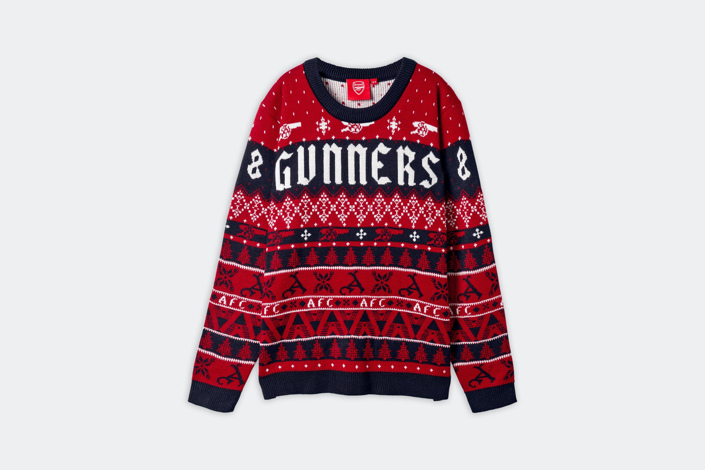 Arsenal Kids Gunners Christmas Jumper | Official Online Store