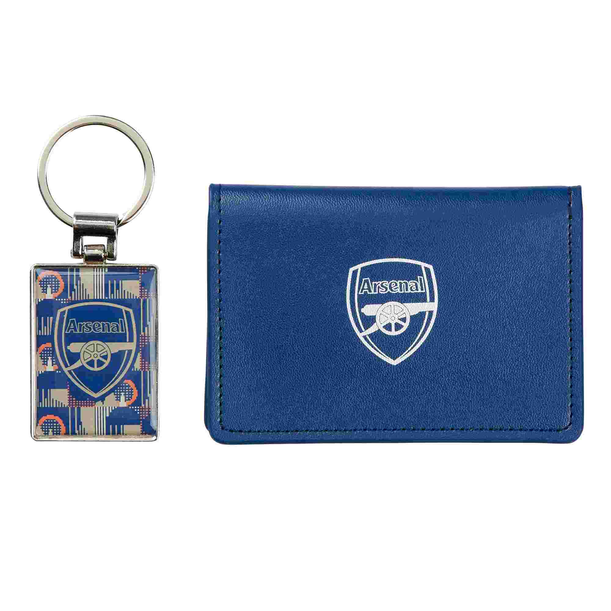 Arsenal TfL Leather Passholder and Keyring Set