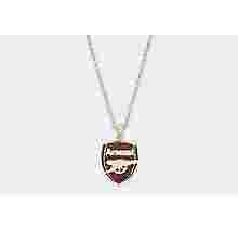 Arsenal Gold Plated Cubic Zirconia Pendant and Chain