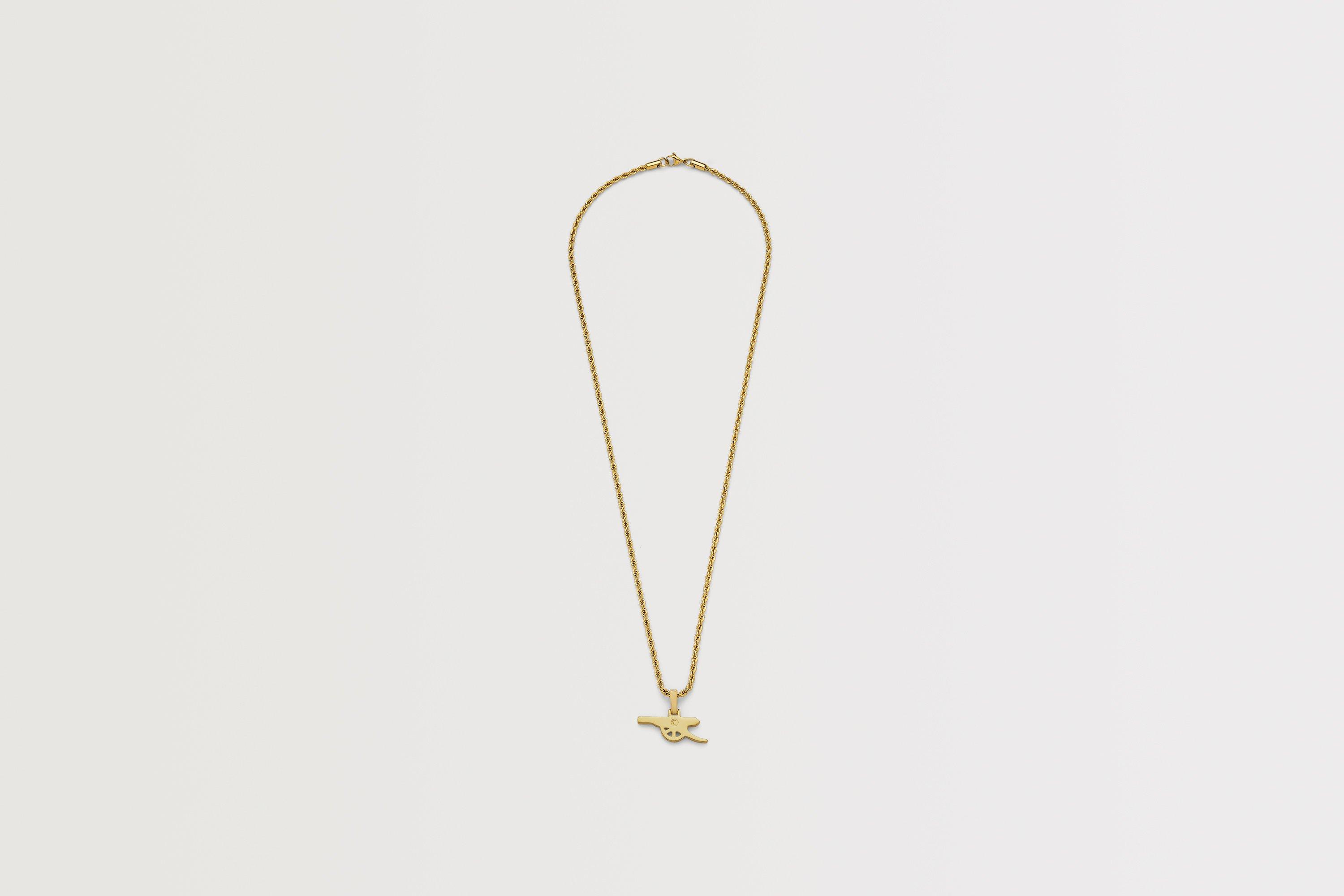 Arsenal Gold Plated Cannon and Chain | Official Online Store