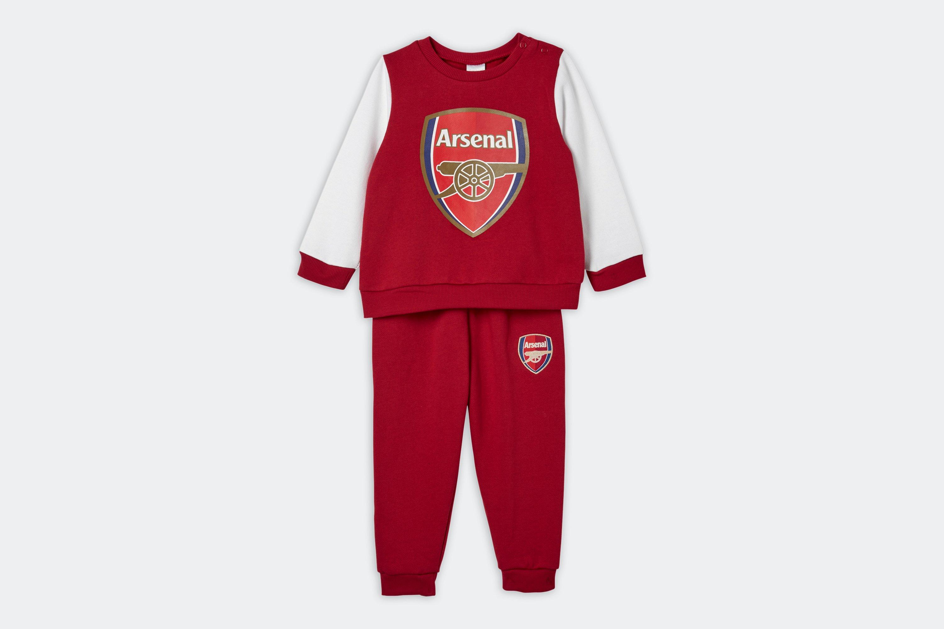 Arsenal Baby Crest Sweatshirt Tracksuit