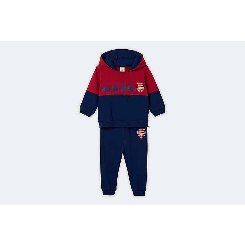 Arsenal Baby Colour Block Hoodie Tracksuit