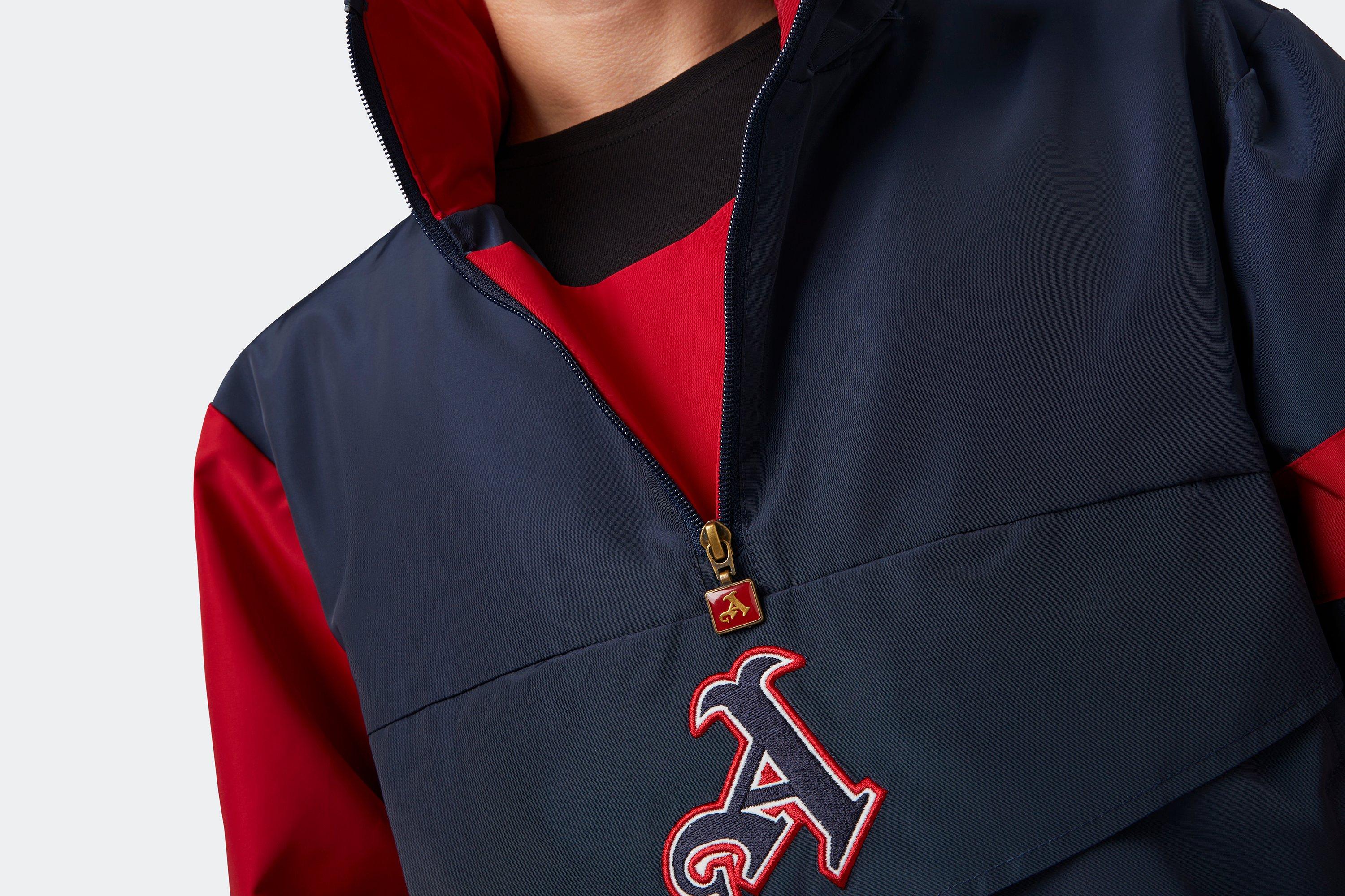 Arsenal Retro Crest 1/4 Zip Windbreaker