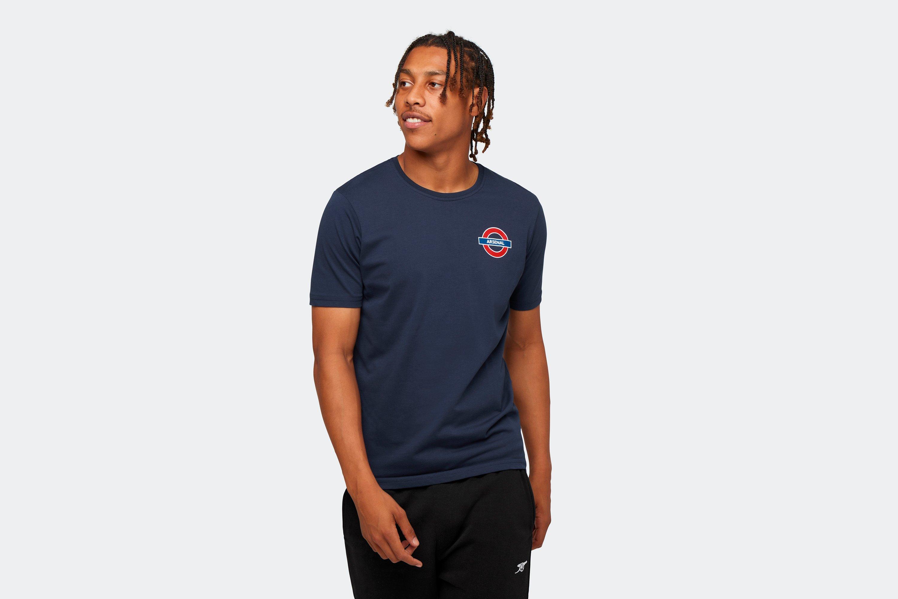 Arsenal TfL Navy T-Shirt | Official Online Store