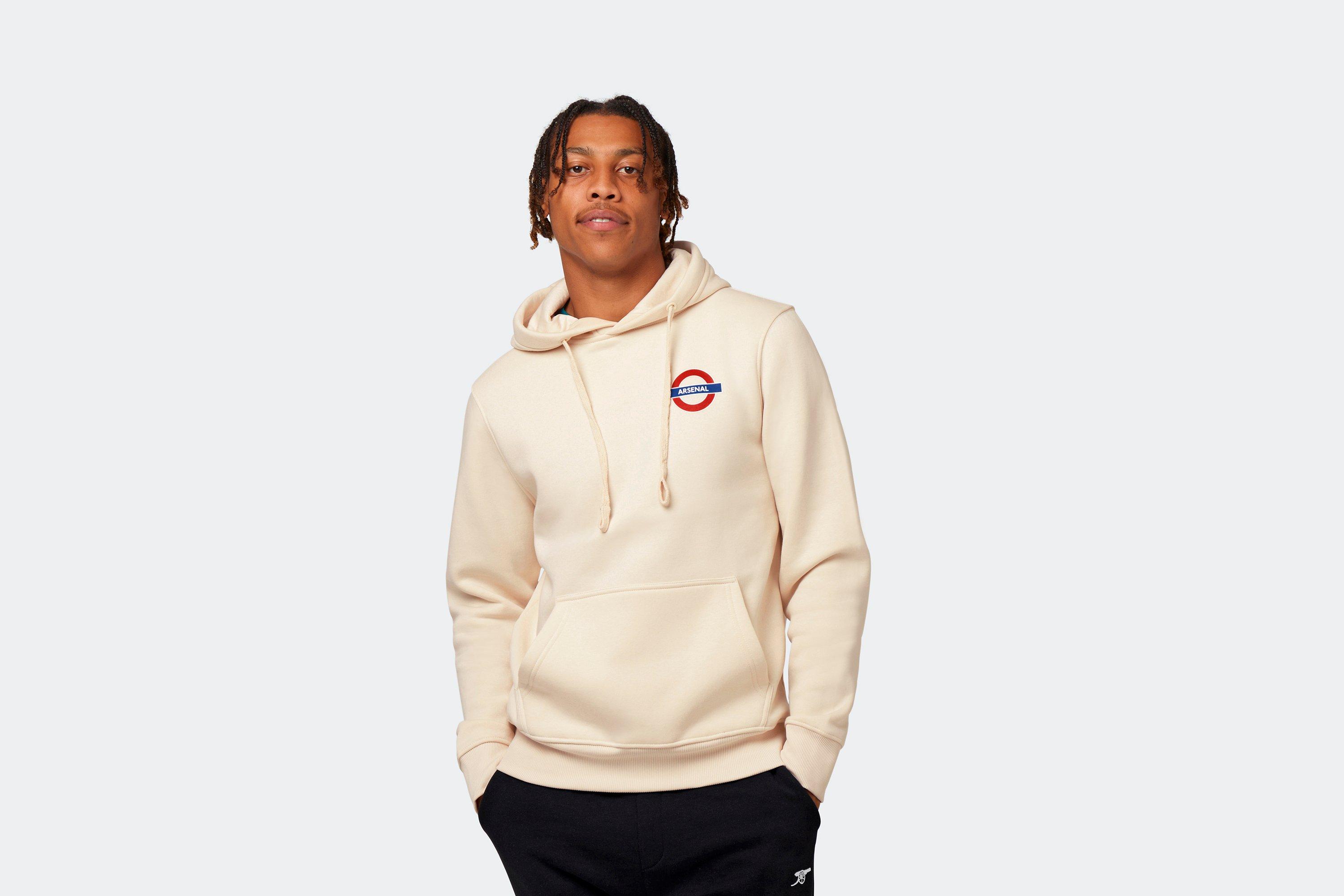 Arsenal TfL Cream Hoodie | Official Online Store
