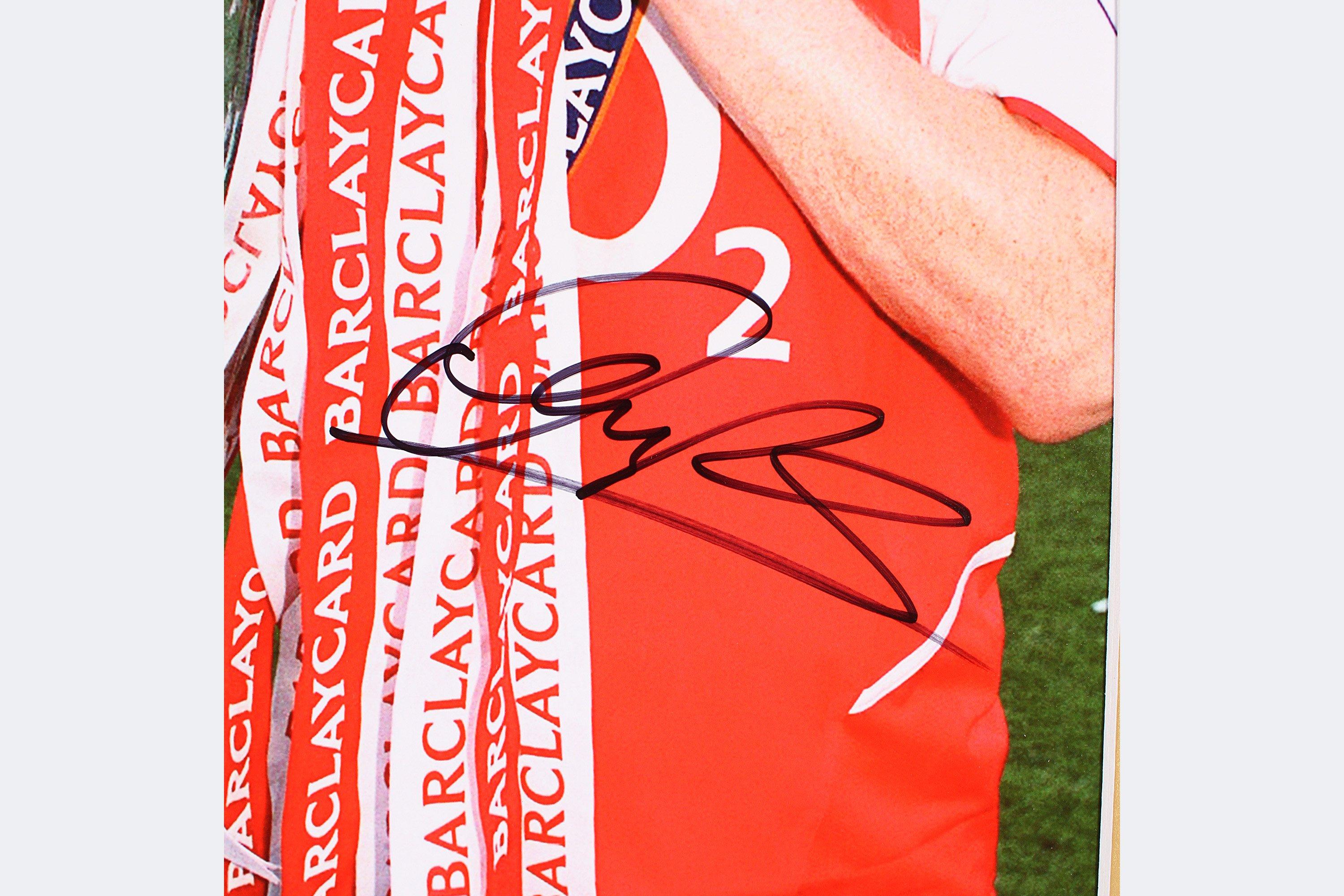 Arsenal Ray Parlour Trophy Signed Print | Official Online Store