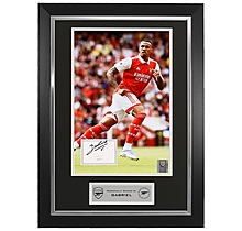 Arsenal Framed Signed 22/23 Home Print GABRIEL