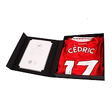 Arsenal Boxed 22/23 Signed Home Shirt CEDRIC