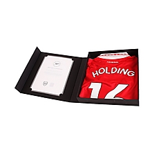 Arsenal Boxed Signed Home Shirt 22-23 HOLDING