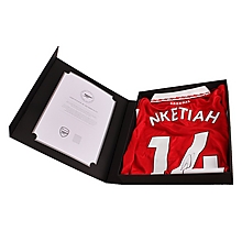 Arsenal Boxed 22/23 Signed Home Shirt NKETIAH