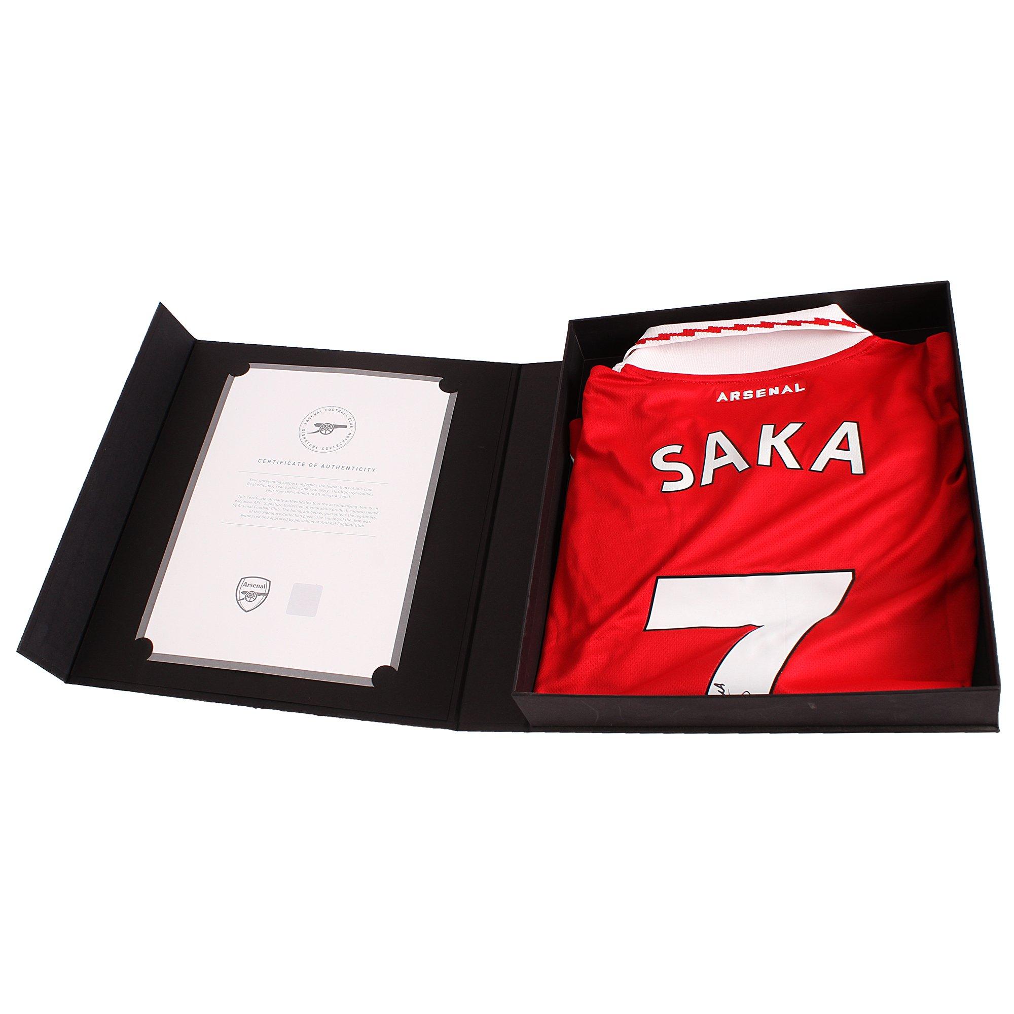 Bukayo Saka Signed Arsenal Jersey (Beckett)