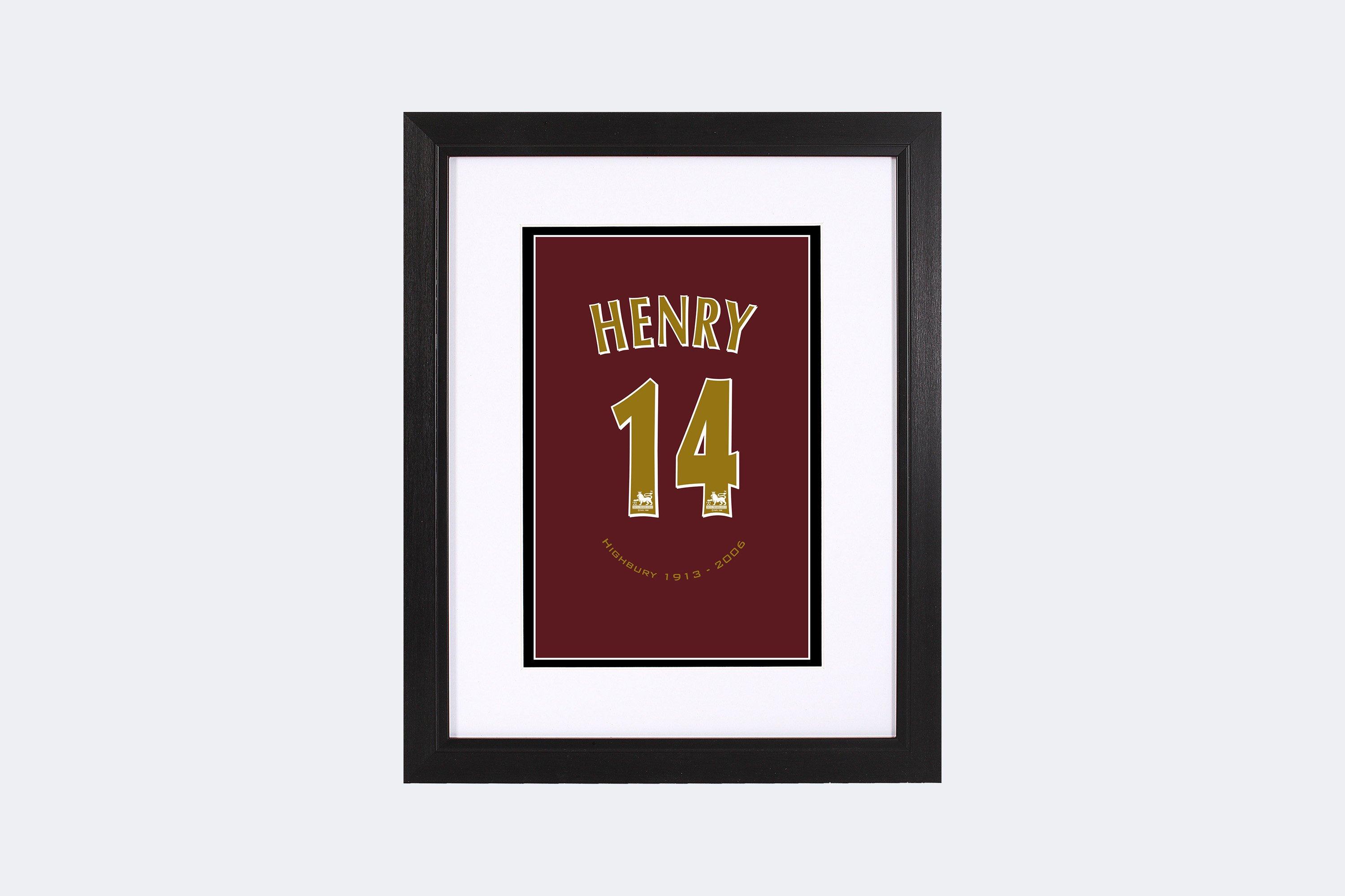 Henry last season highbury shirt - Arsenal Football Gifts & Memorabilia –  The Match Day Shop