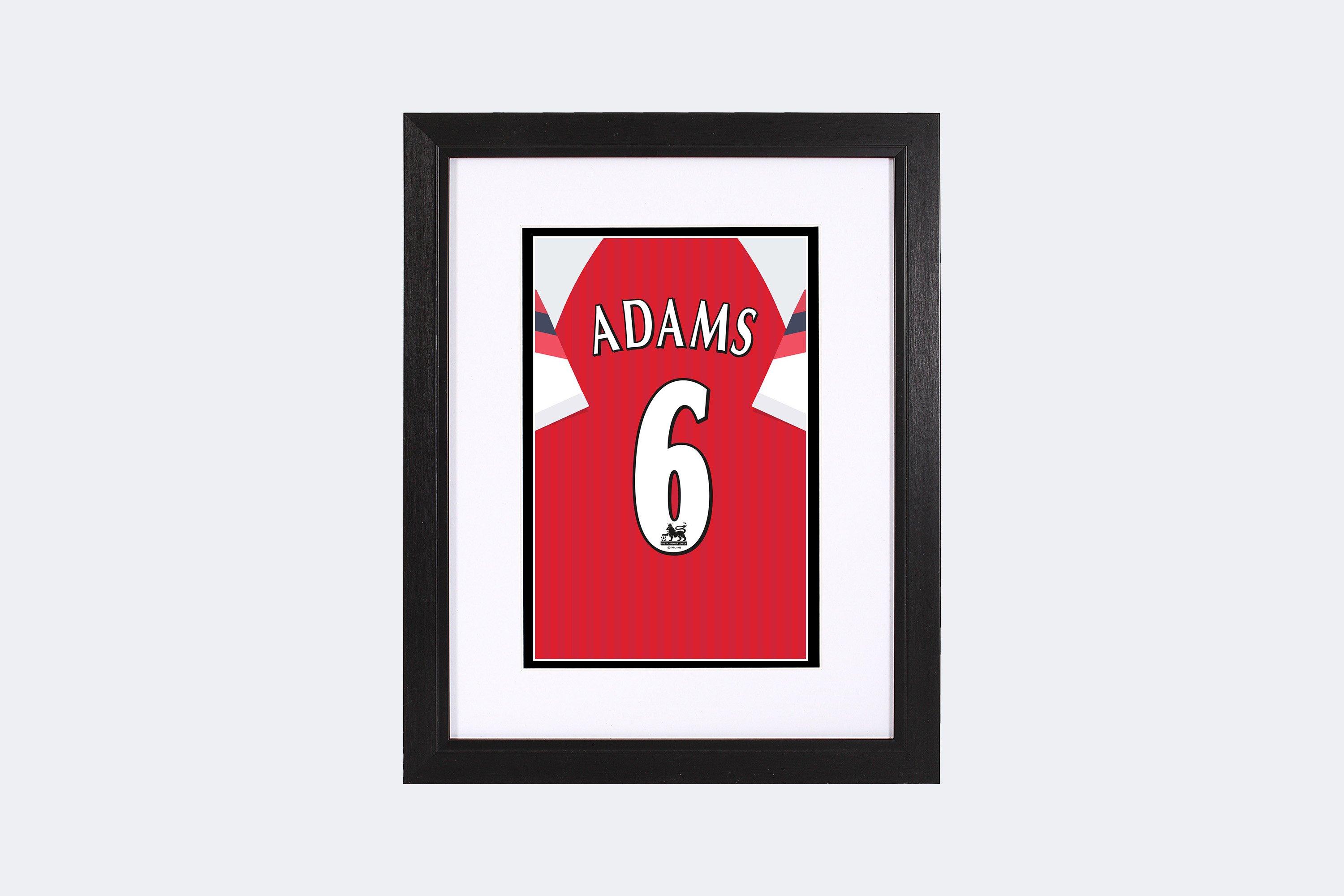 Arsenal Adams 6 Framed Retro Shirt Print