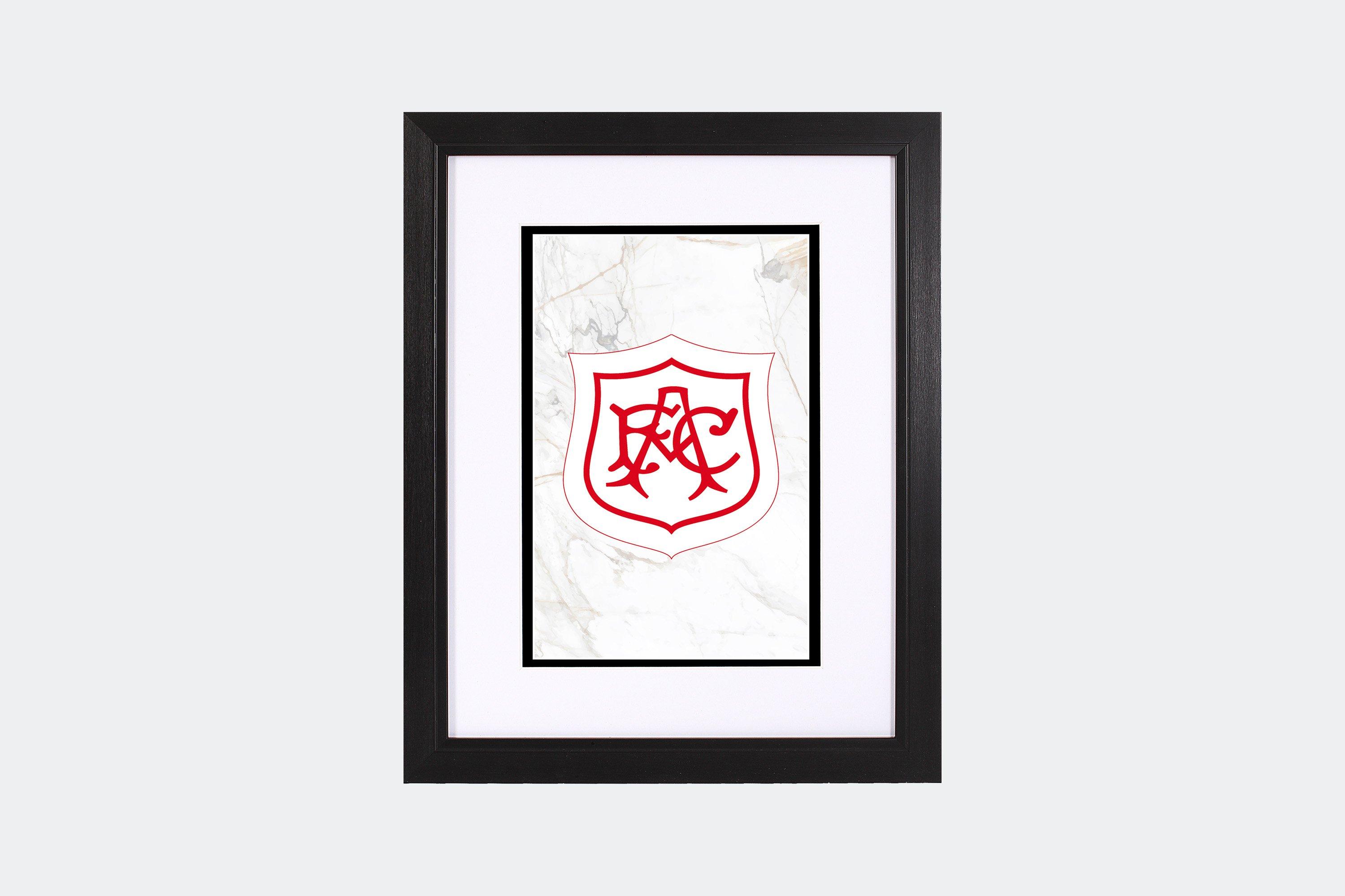 Arsenal Framed Retro Crest Print 1927