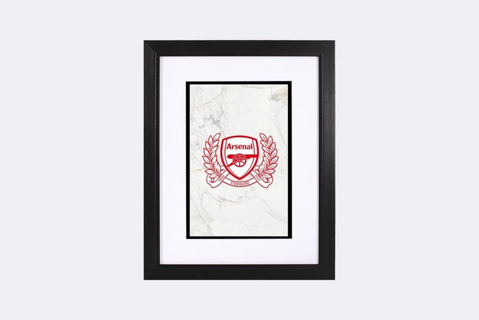 Arsenal Framed Retro Crest Print 2011