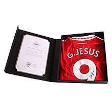 Arsenal Boxed Signed Home Shirt 22-23 G.JESUS