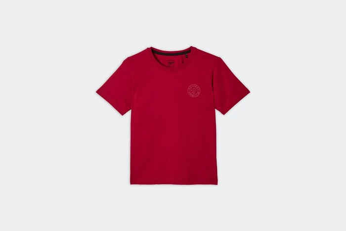 Arsenal Kids Red Tonal Stamp Print T-Shirt