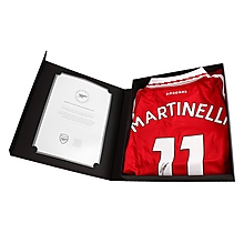 Arsenal Boxed 22/23 Signed Home Shirt MARTINELLI