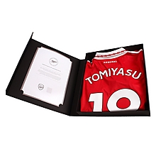 Arsenal Boxed 22/23 Signed Home Shirt TOMIYASU