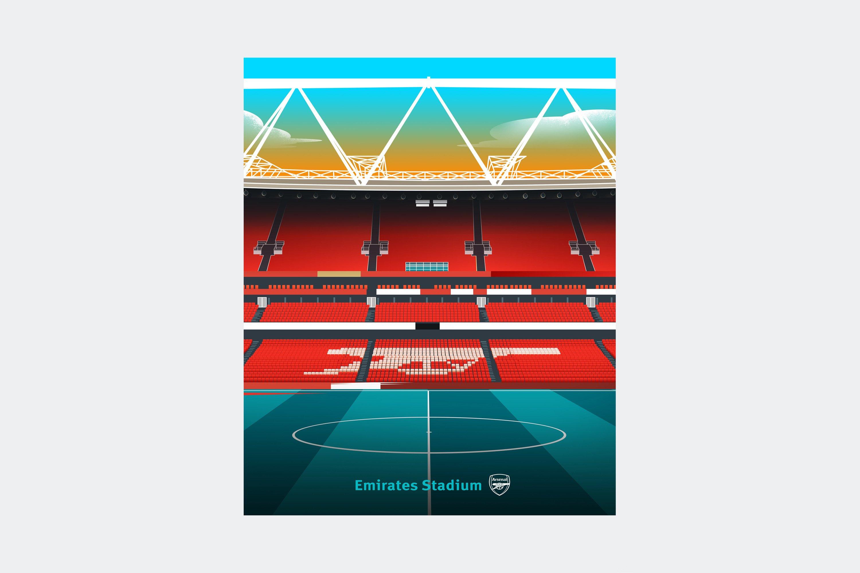 Cartello Stradale Arsenal FC Emirates Stadium - Targa Da Parete In Metallo, 43,2x15,2 Cm - Foto 5