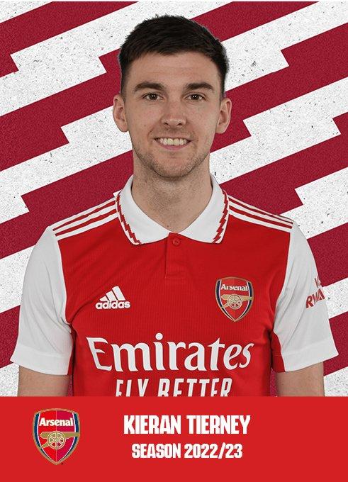 Arsenal 22/23 TIERNEY Headshot Official Online Store