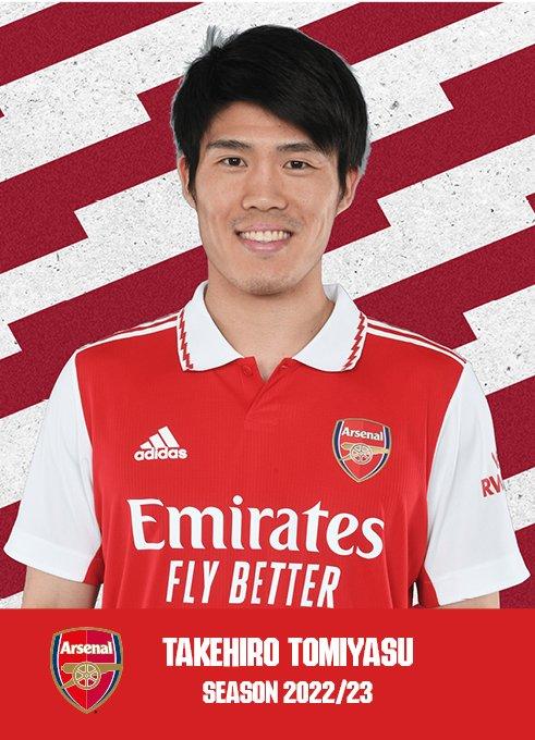 Arsenal 22/23 TOMIYASU Headshot