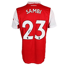 Arsenal Boxed 22/23 Signed Home Shirt SAMBI