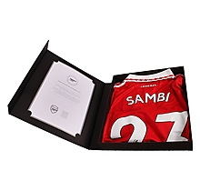 Arsenal Boxed 22/23 Signed Home Shirt SAMBI