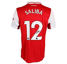 Arsenal Boxed 22/23 Signed Home Shirt SALIBA