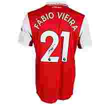 Arsenal Boxed 22/23 Signed Home Shirt FABIO VIEIRA