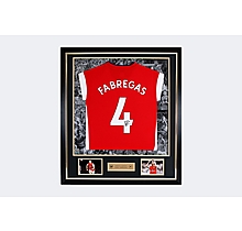 Arsenal Framed Signed Cesc Fabregas Shirt