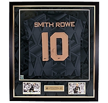 Arsenal Limited Edition Framed Signed SMITH ROWE Away Shirt