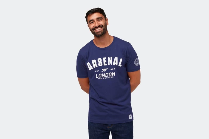 Arsenal Since 1886 Navy Gunners T-Shirt