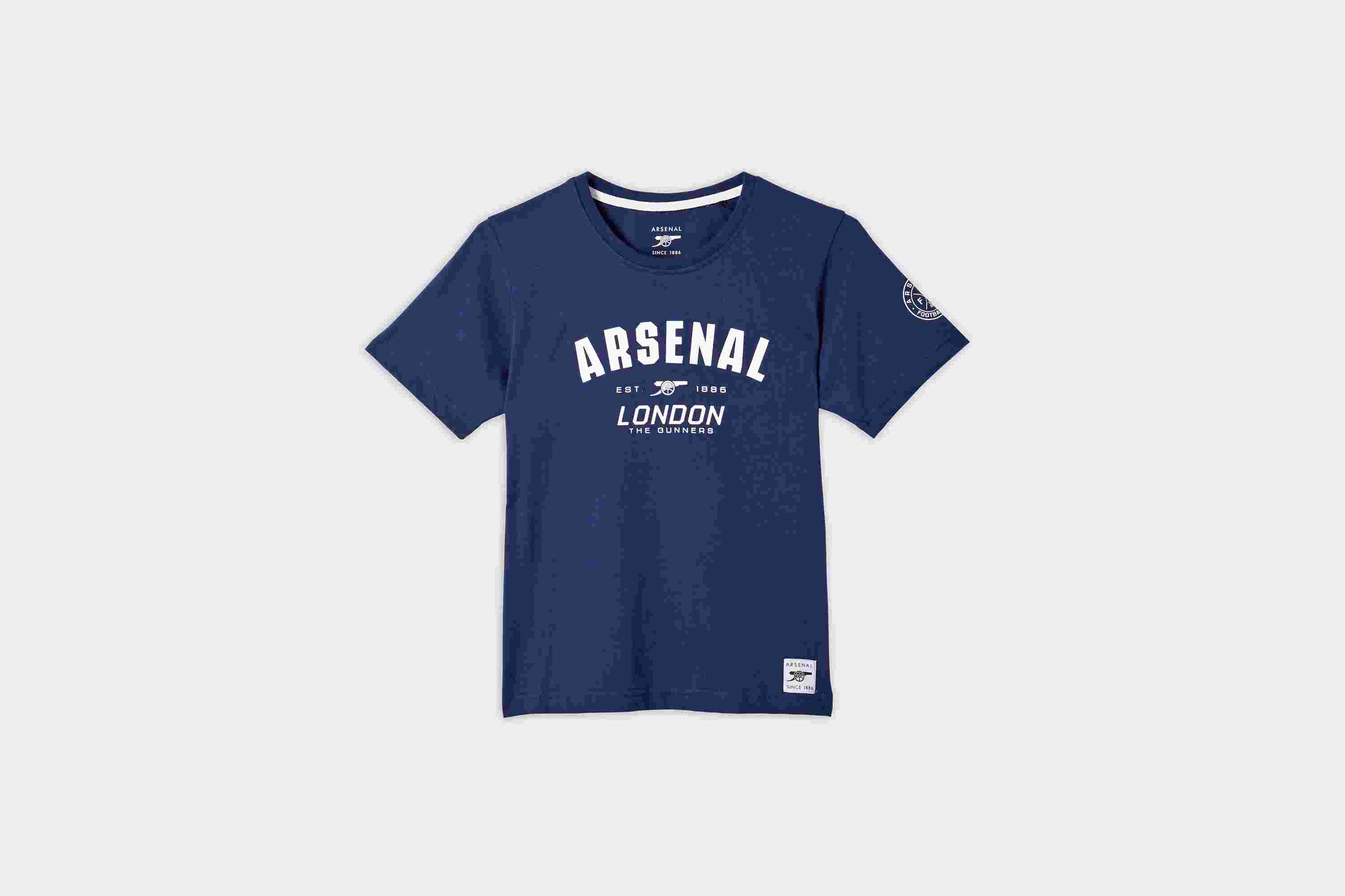 Arsenal Kids  Since 1886 Navy Gunners T-Shirt