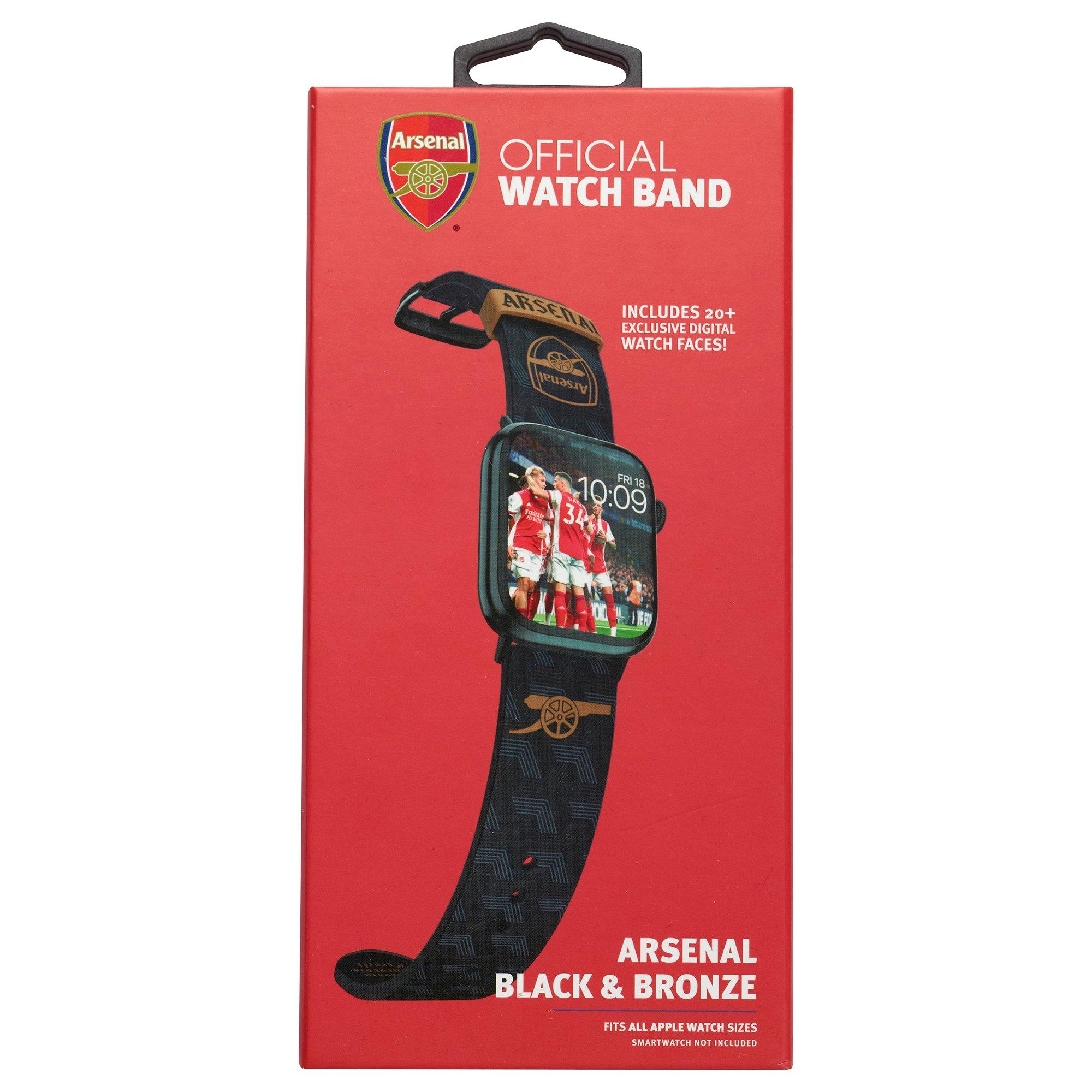 Arsenal Black and Bronze Smartwatch Band Official Online Store