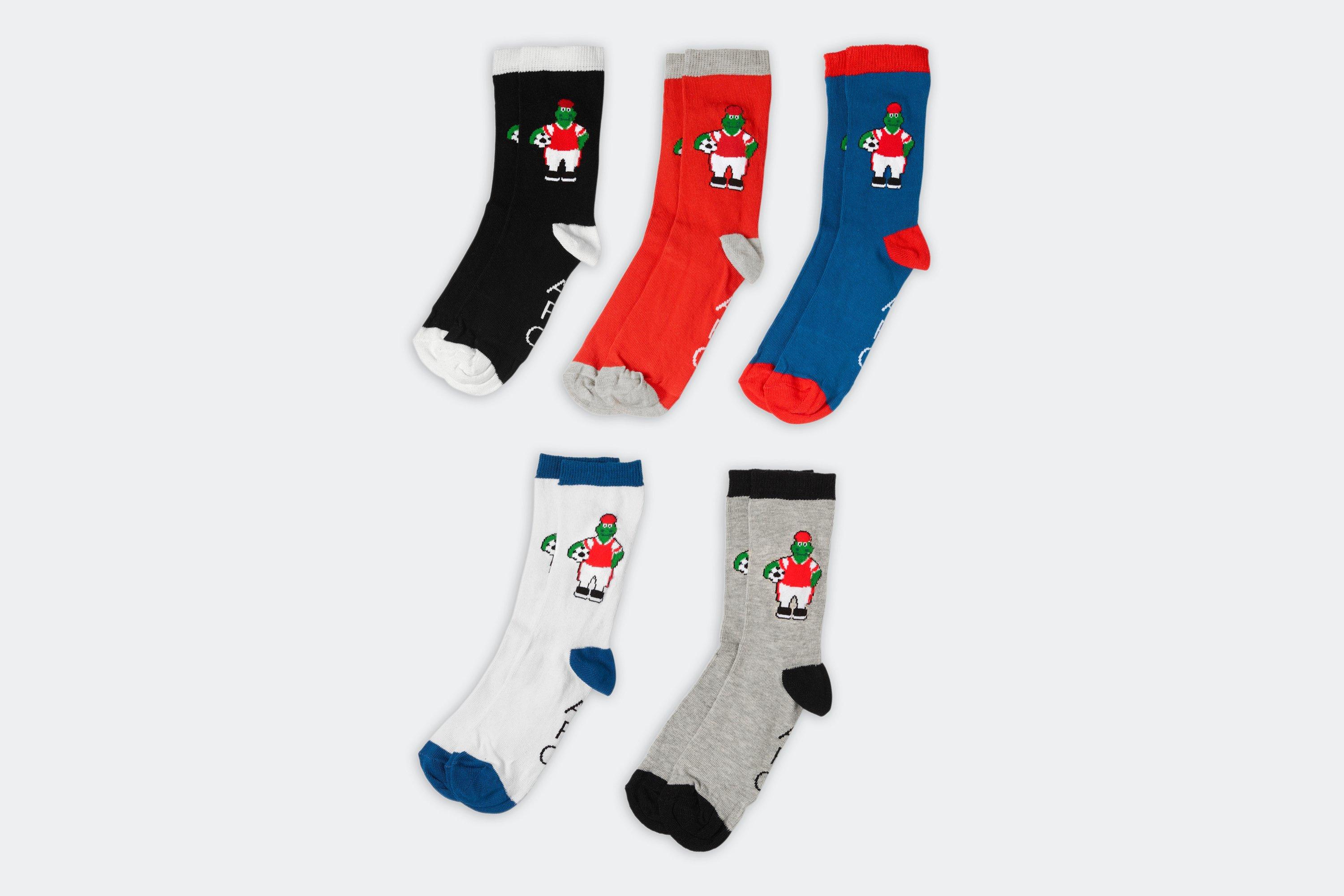 Arsenal Gunnersaurus Socks