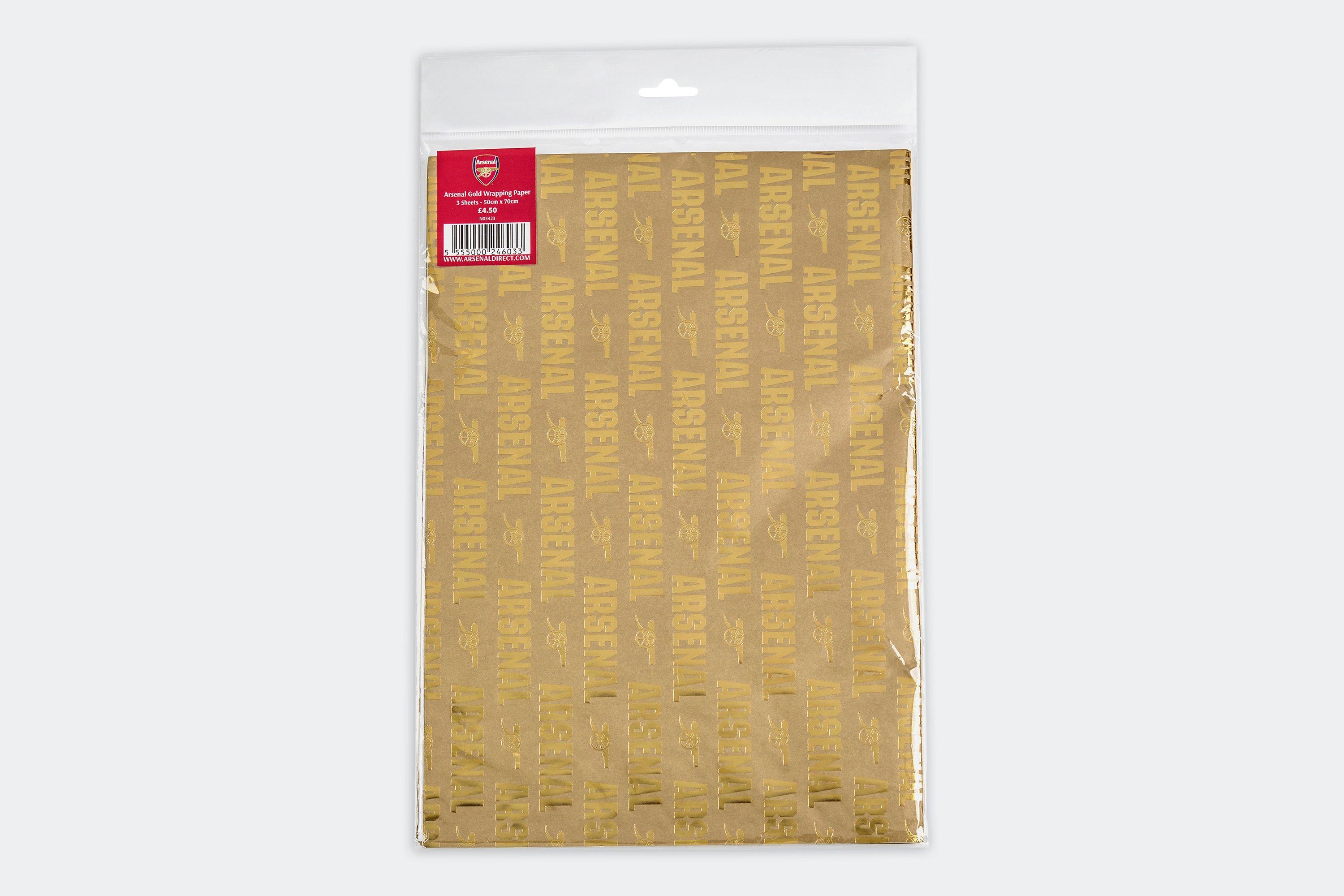 Arsenal Gold Wrapping Paper