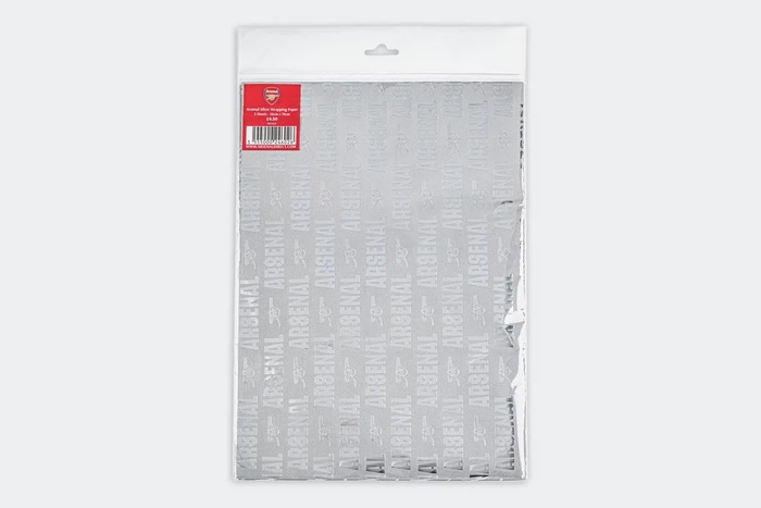 Arsenal Silver Wrapping Paper