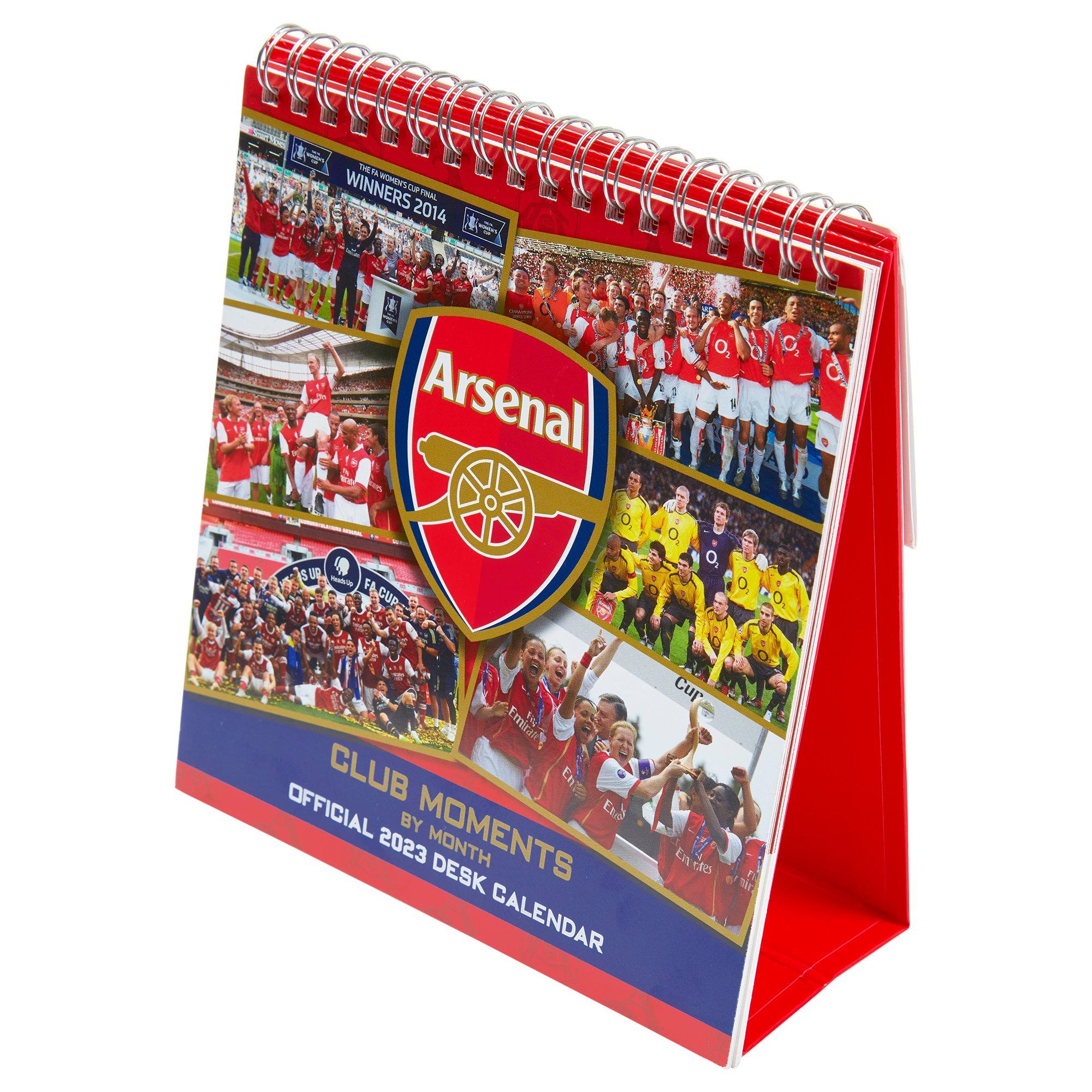 Arsenal 2023 Desk Easel Calendar Official Online Store