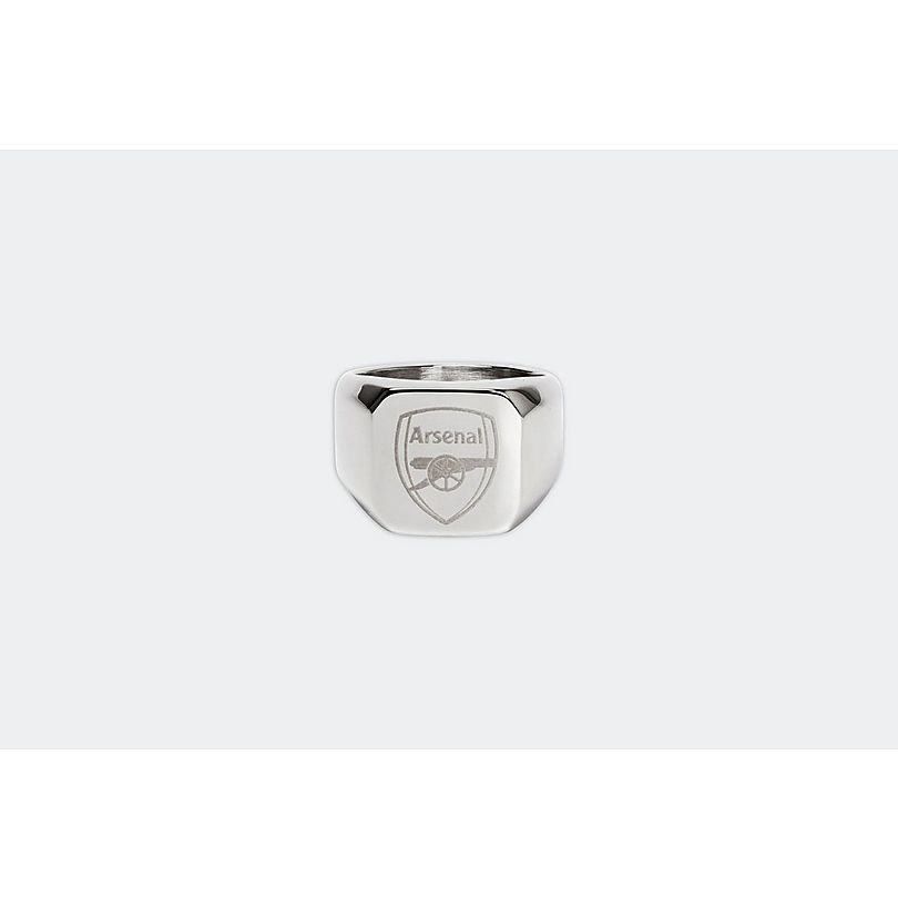 Arsenal Stainless Steel Square Signet Ring