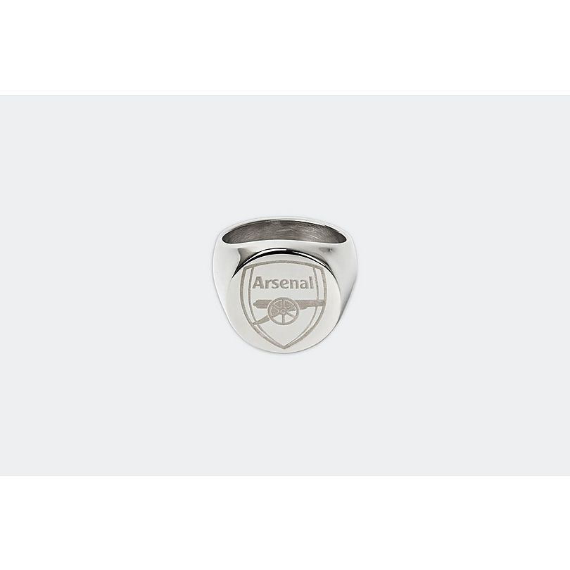 Arsenal Stainless Steel  Round Signet Ring