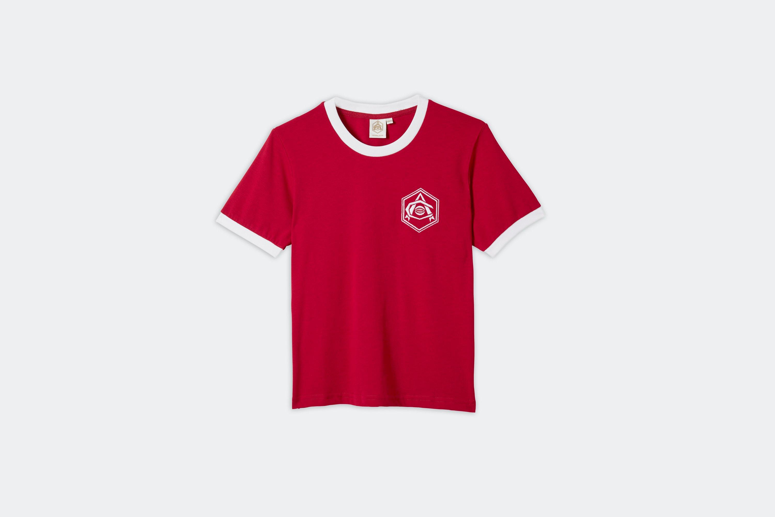 Arsenal Kids Retro Art Deco Crest T-Shirt, Multicolor