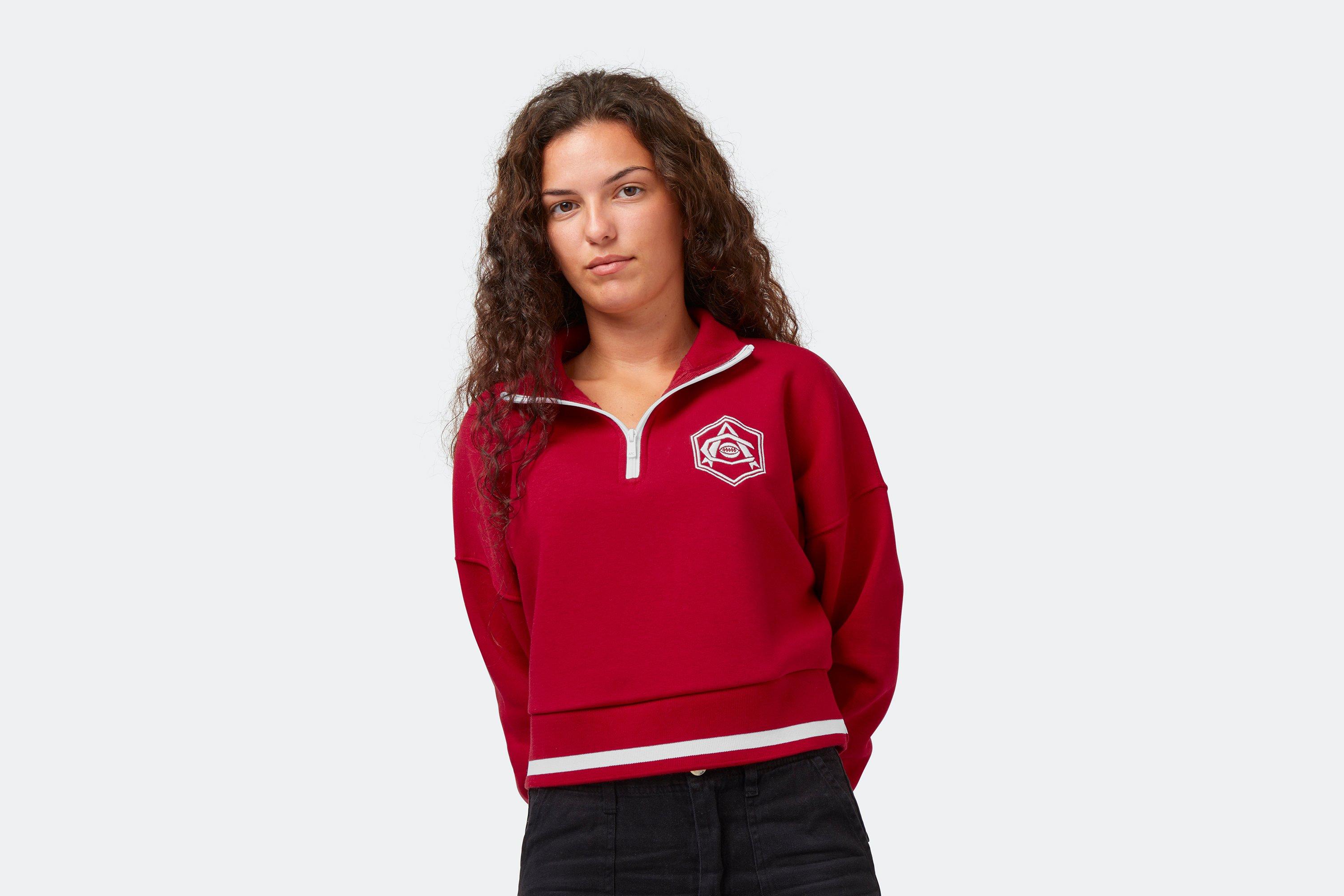 Arsenal Womens Retro Art Deco Crest Sweatshirt | Official Online Store